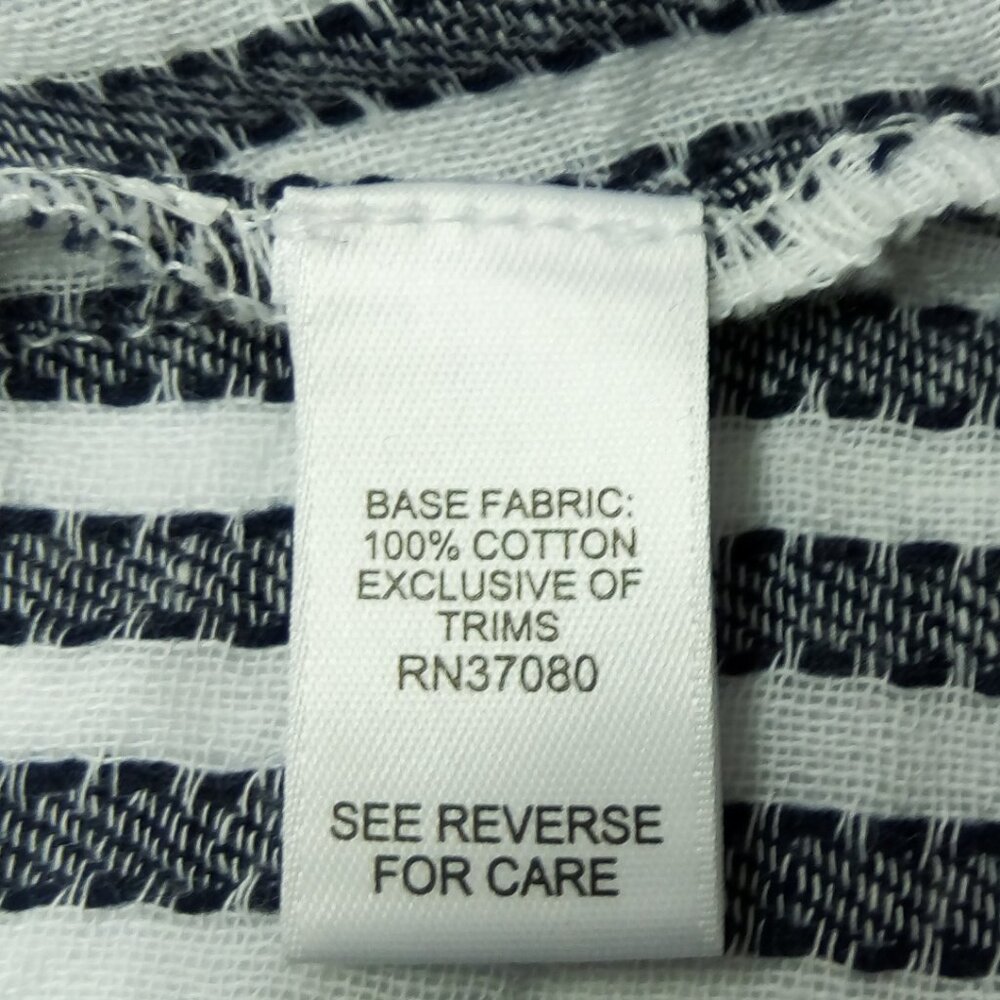 Cato EST. Sporty Dark Gray Striped Top XL - Picture 6 of 7